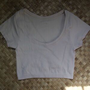 Aerie-Offline Ribbed Crop Top